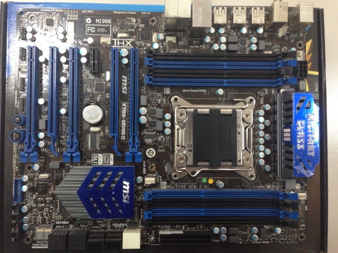 MSI Military Class iii X79A-GD45(8D) motherboard - Click Image to Close